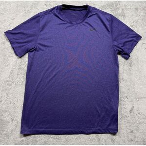 Nike T Shirt Mens Midium Dri‎ Fit Short Sleeve Performance Training Swoosh Gym